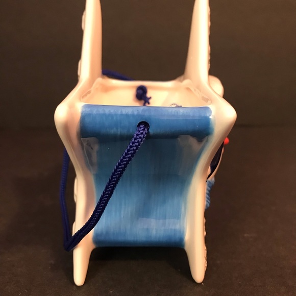 Houston Harvest Ceramic Snowman Star Planter/ Candy Dish/Gift Container - Picture 6 of 15